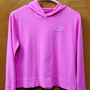 Vineyard Vines crop hoodie t-shirt